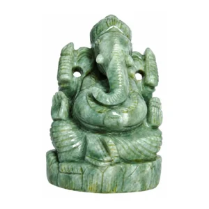 Catseye Ganesha Idol